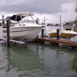 White boat and yellow boat