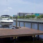 Boat dock single lift
