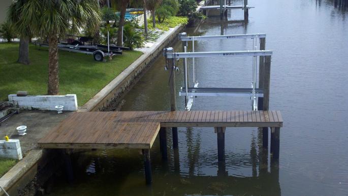 Dock and trailer